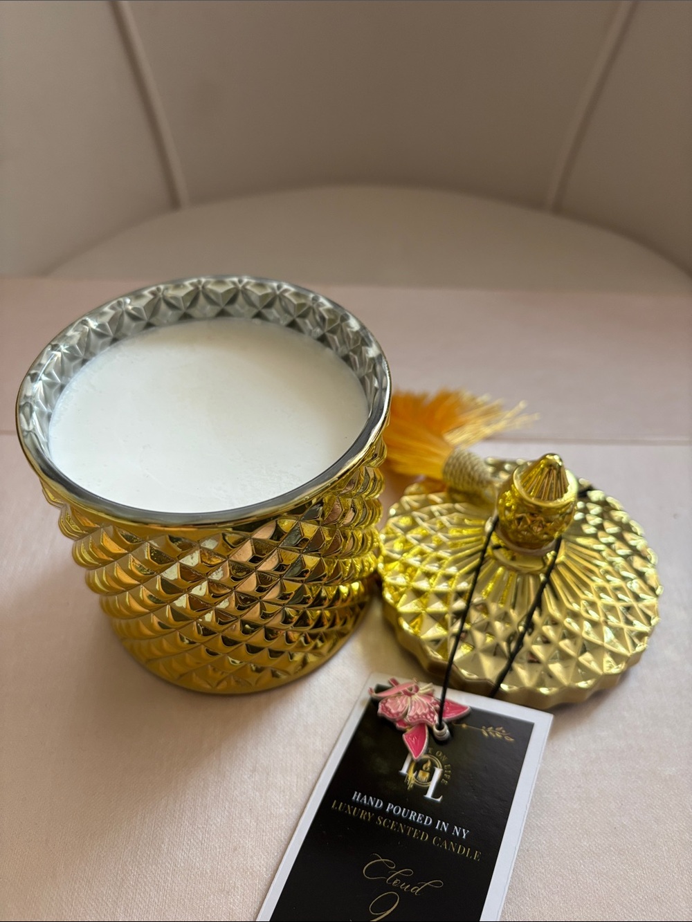 Luxury Gold Wickless Scented Candle